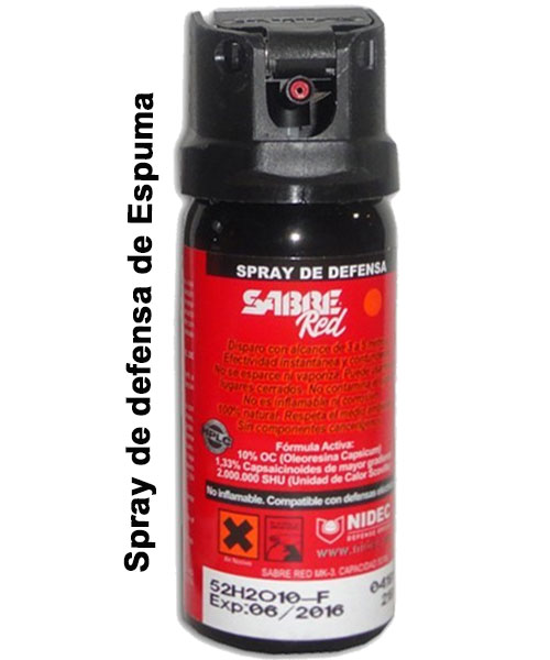 spray pimienta share red espuma MK3 homologado